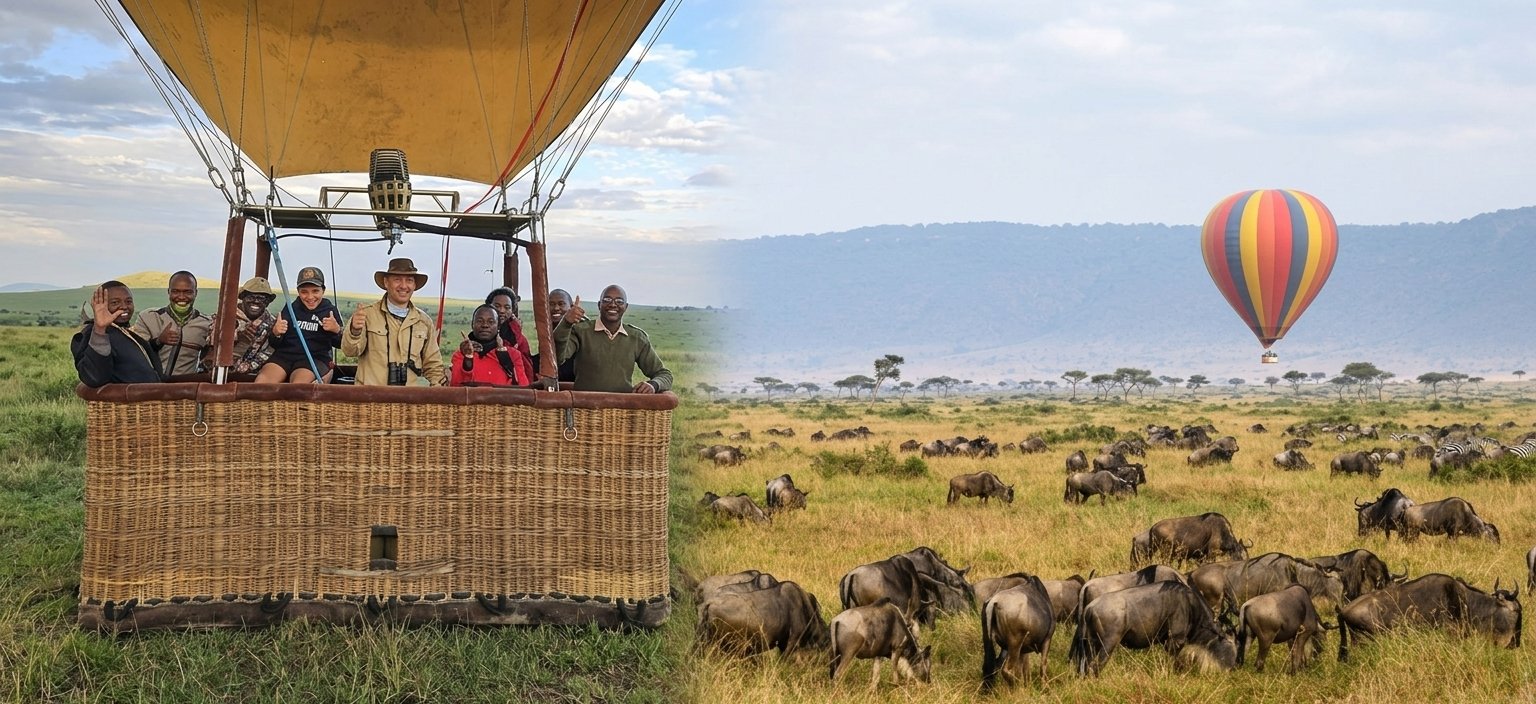 Hot air balloon safari over the Maasai Mara — Silverbird Travel Plus