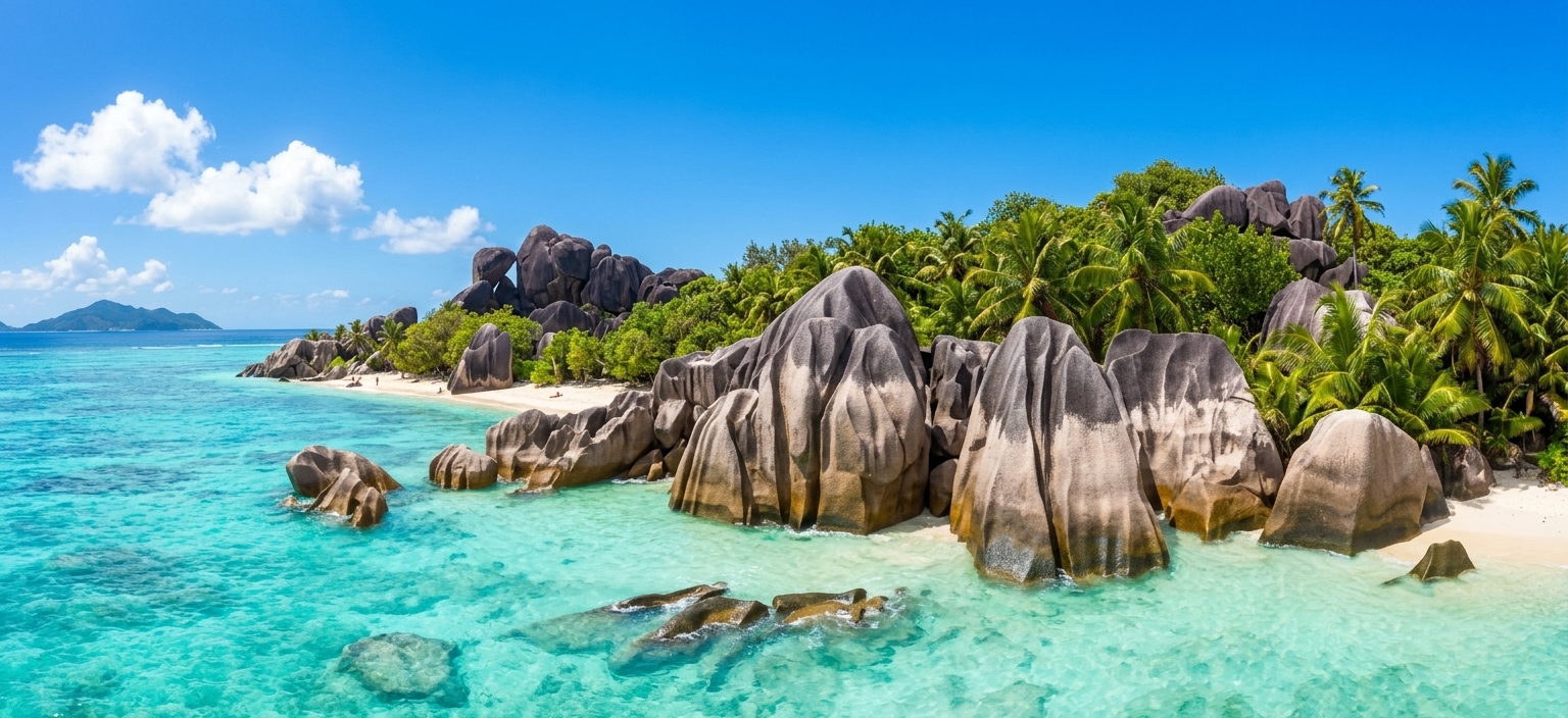 Anse Source d’Argent: Granite Sculpture Beach