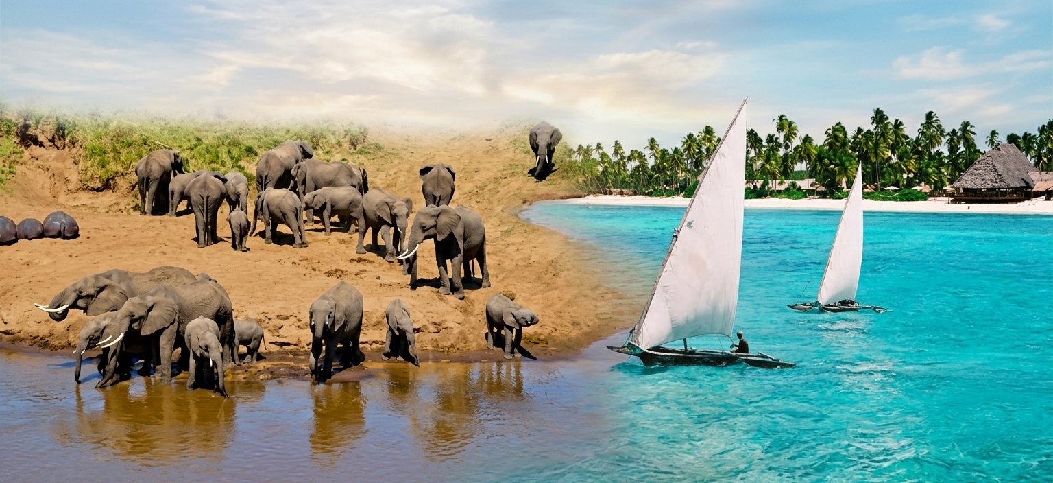 Tanzania Bush & Beach Escape - Tarangire, Ngorongoro, Serengeti & Zanzibar